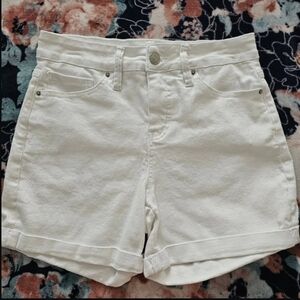 Royalty For Me Women's Cream Jean Shorts